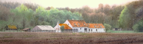 Huizen langs de Schelde