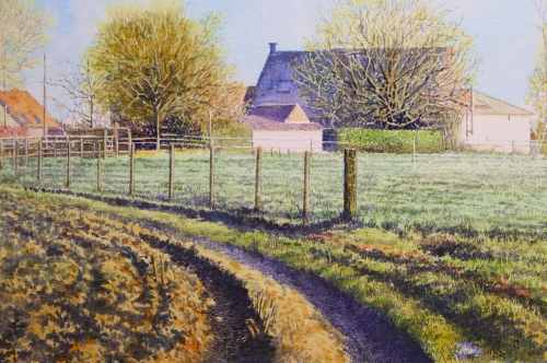 Huis langs wandelweg, Lindestraat